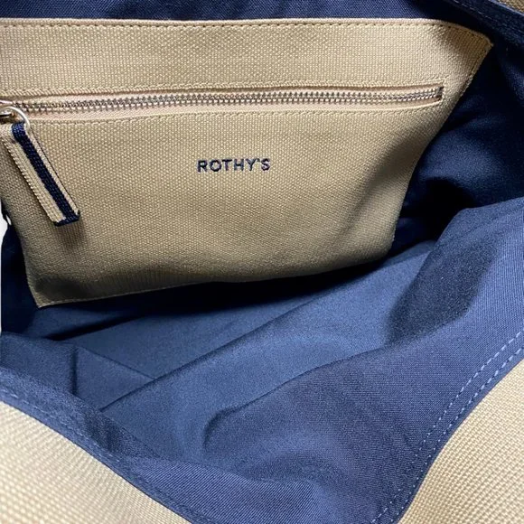 Rothy's Black and Tan Travel Bag - Picture 8 of 10